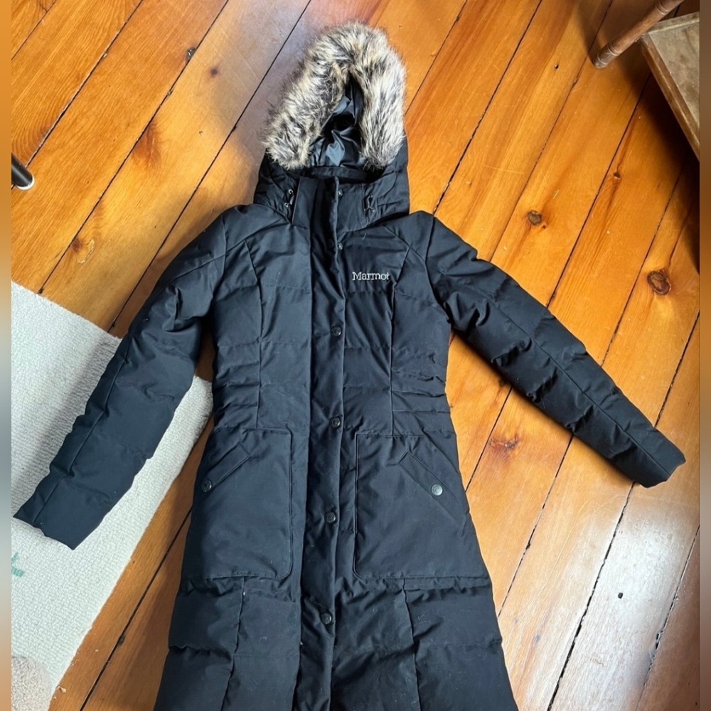 Marmot 700 Down Fill Black Parka XS